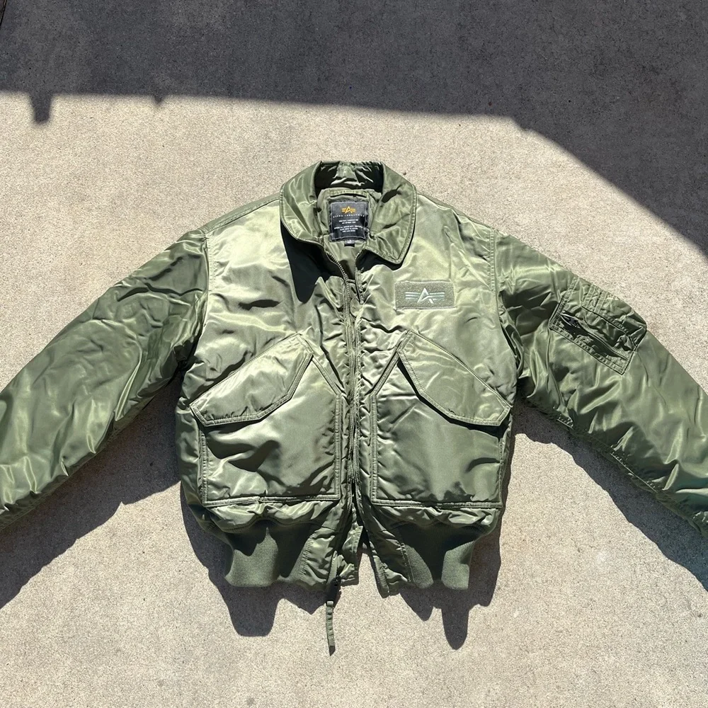 Alpha Industries CWU-45/P Flight Jacket – Sage Green - Picture 12 of 12